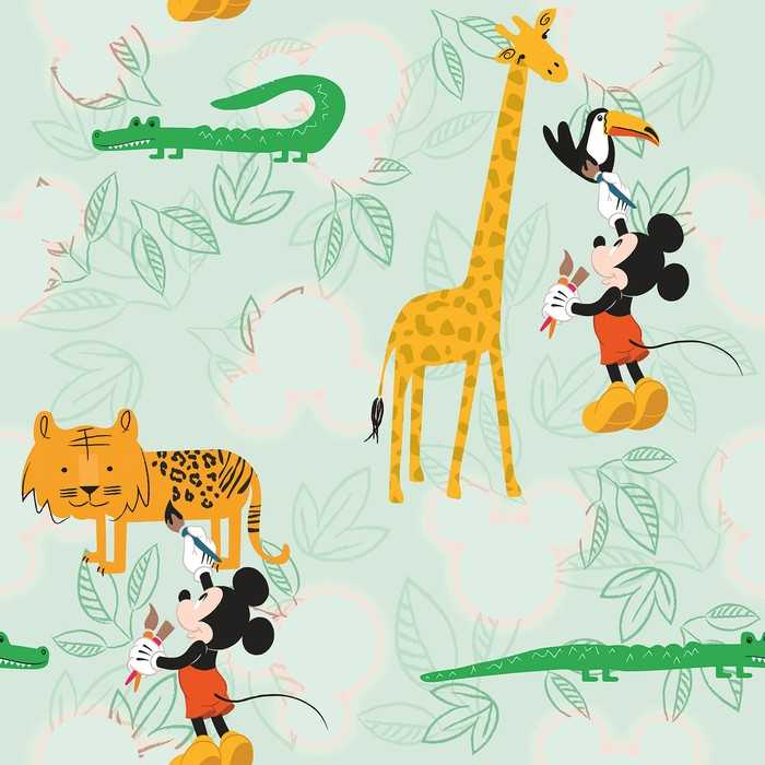 Intissé Mickey Doodle Zoo