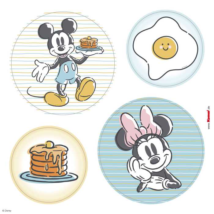 Sticker fenêtre Mickey Rise and Shine Bubbles