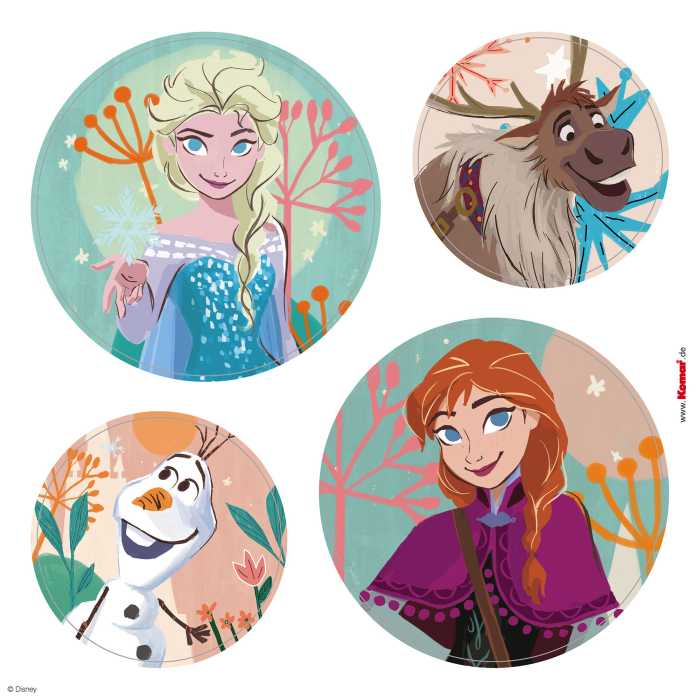 Sticker fenêtre Frozen Royal Bubbles