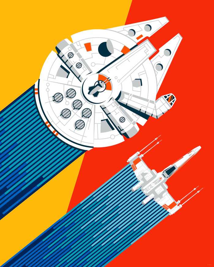 Poster XXL impression numérique Star Wars Wingman