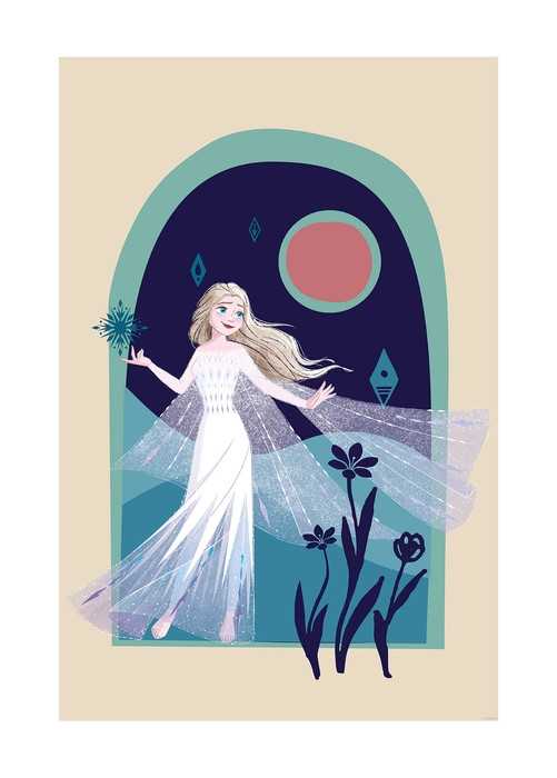 Poster d'art Frozen Nocturnal Stroll