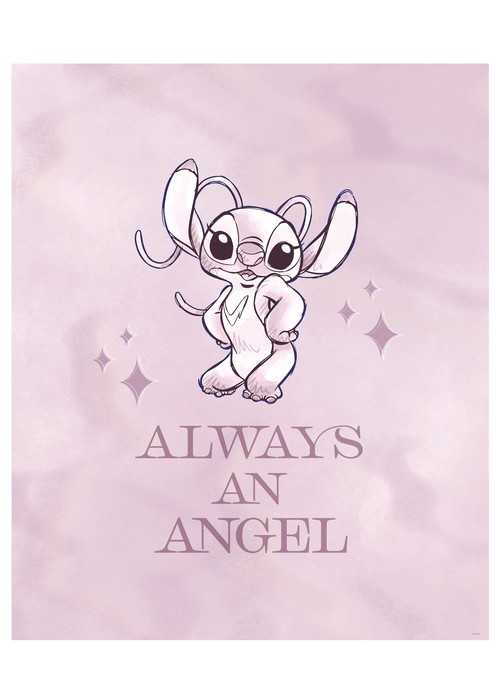 Poster d'art Disney Stitch Always an Angel