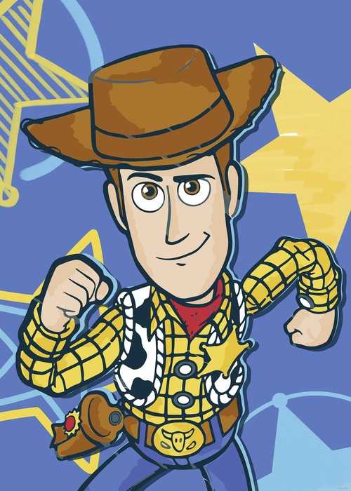 Poster d'art Disney and Pixar Toy Story Woody