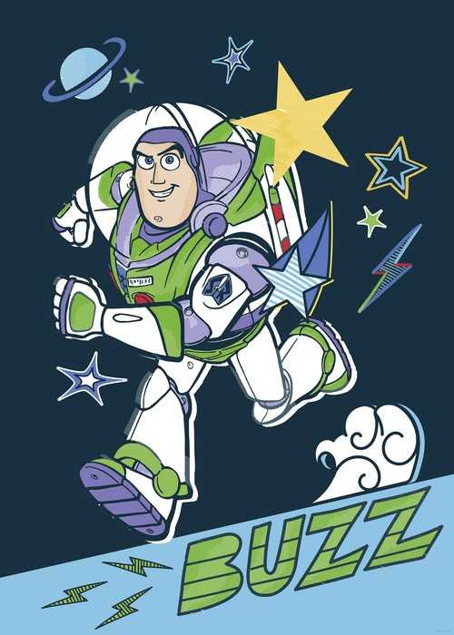 Poster d'art Disney and Pixar Toy Story Buzz