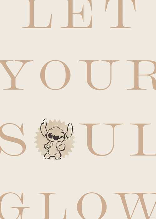 Poster d'art Disney Lilo and Stitch Soul Glow