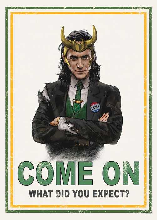 Poster d'art Loki for President