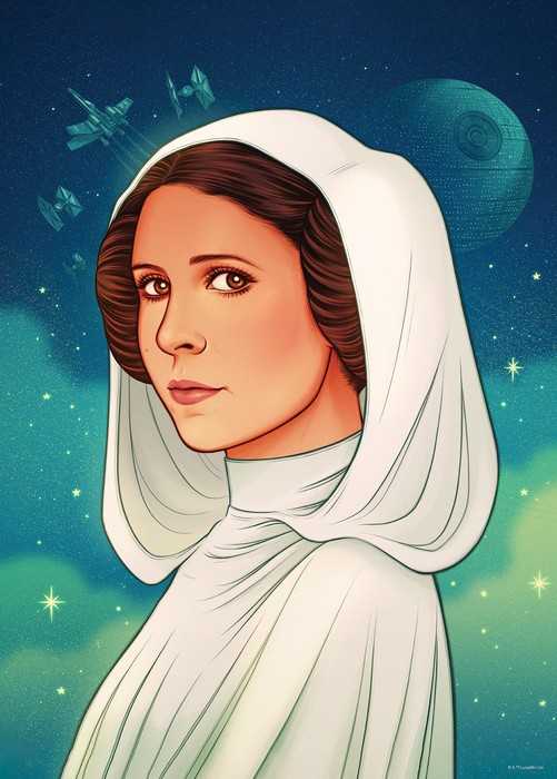 Poster d'art Star Wars - Princess of Alderaan