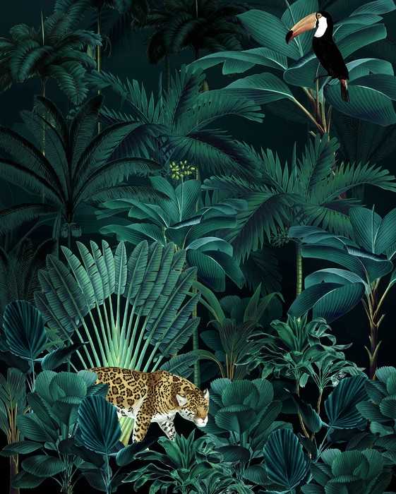 Intissé Standard Jungle Night