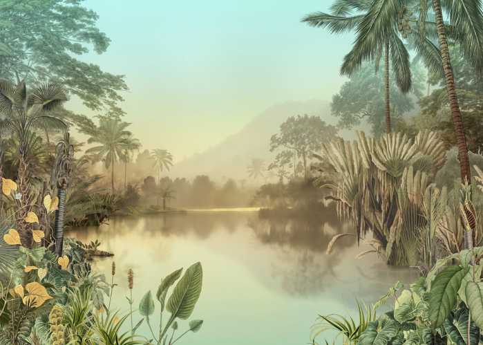 Intissé Standard Lac Tropical