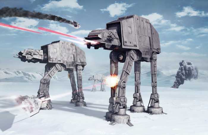 Intissé Standard Star Wars Battle of Hoth