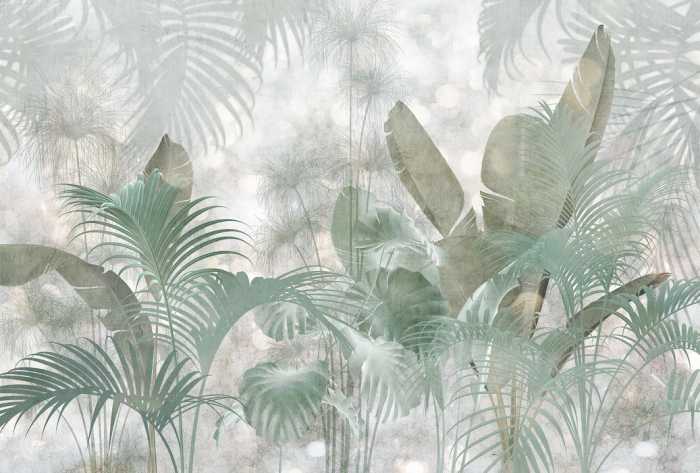 Intissé Paillettes Tropicales