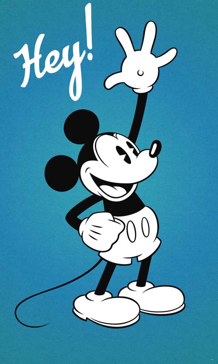 Panneau sur intissé  Mickey - Hey