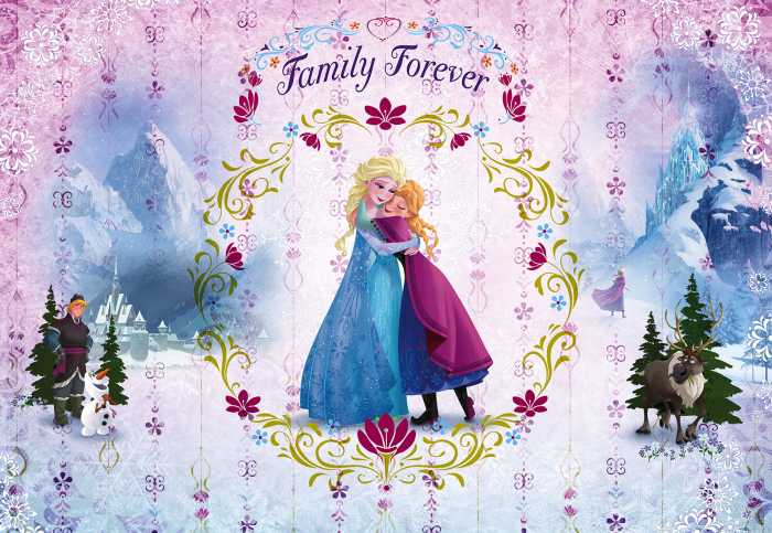Poster XXL impression numérique Frozen Family Forever