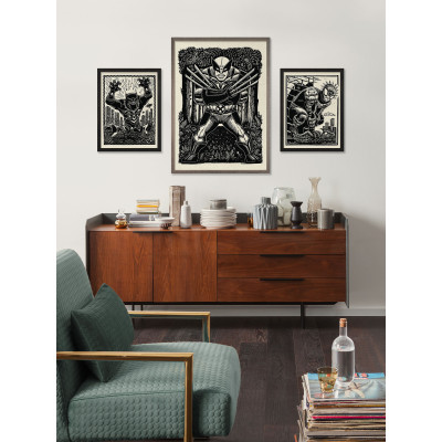 Marvel Spider-Man Lino-Cut