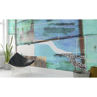 Branche Dipping blue-green