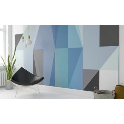 Gem Stone Rhombus blue-black