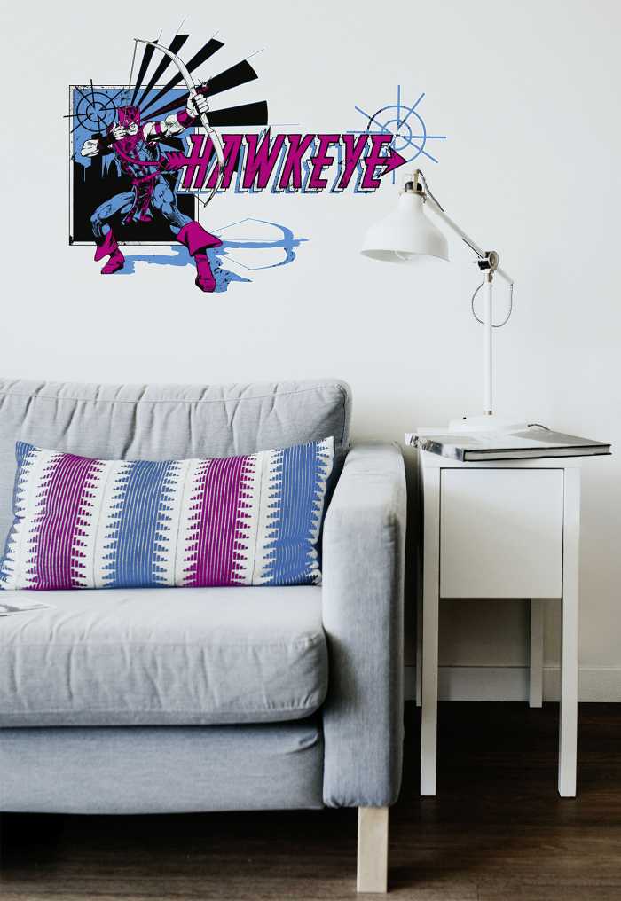 Sticker mural Hawkeye Comic Classic