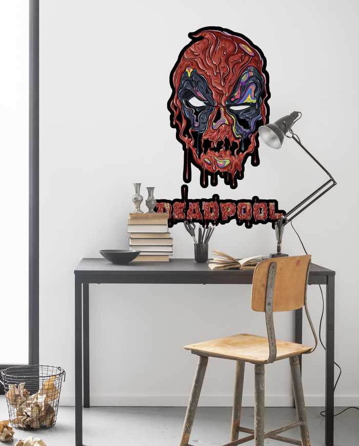 Sticker mural Deadpool Meltpool