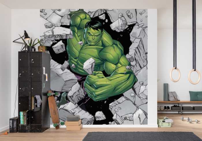 Poster XXL impression numérique Hulk Breaker