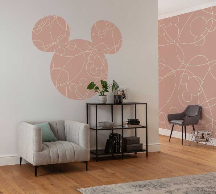 Sticker mural Mickey Head Knotted