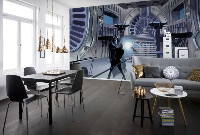 Photo murale intissé impression numérique Star Wars Classic RMQ Duell Throneroom