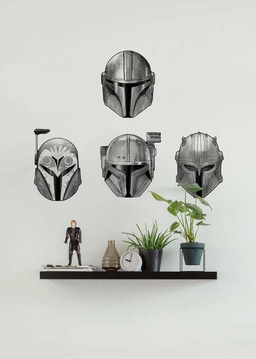  Star Wars The Mandalorian Helmets