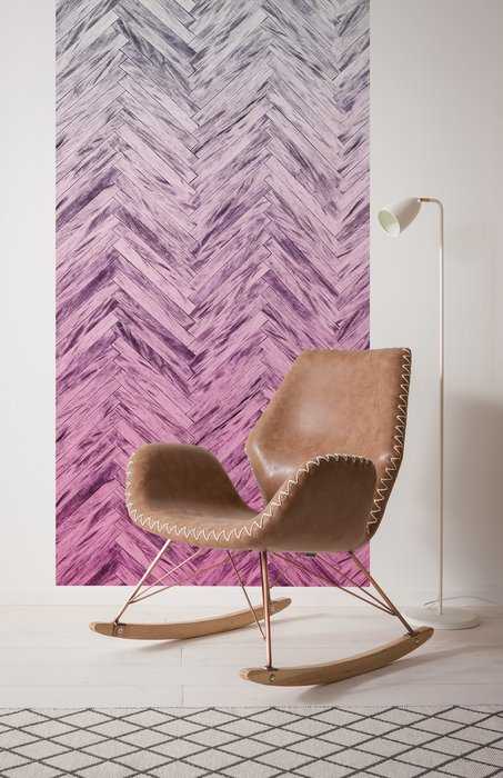 Intissé Premium Herringbone Pink Panel
