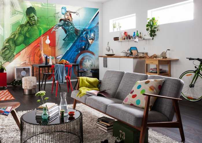 Photo murale sur papier Avengers Graphic Art