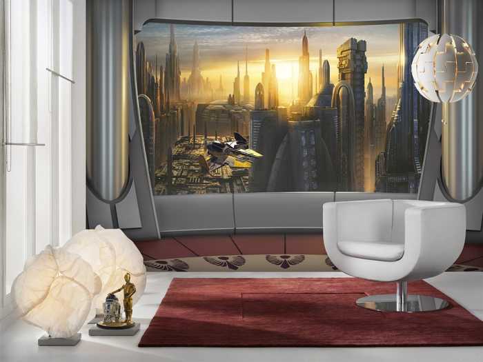 Papier Star Wars Coruscant View