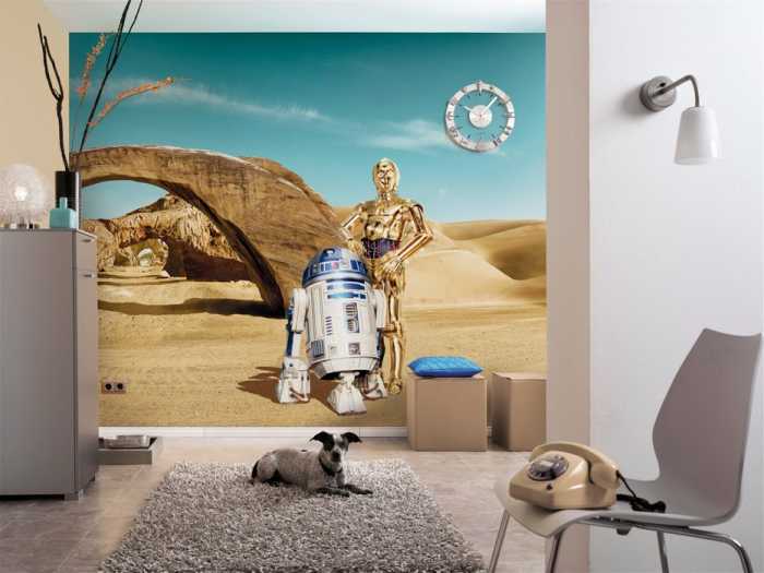 Papier Star Wars Lost Droids