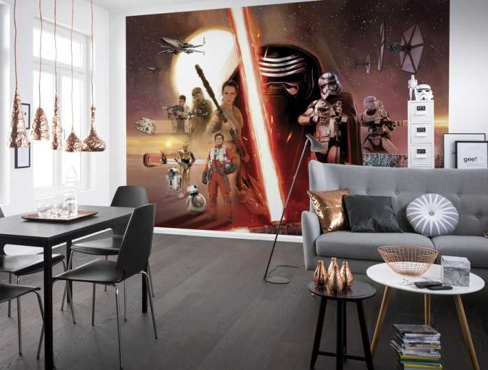 Papier Star Wars EP7 Collage