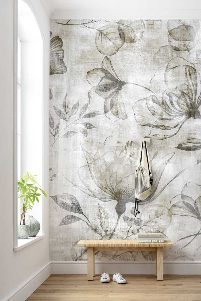 Photo murale intissé impression numérique Rustic Roses
