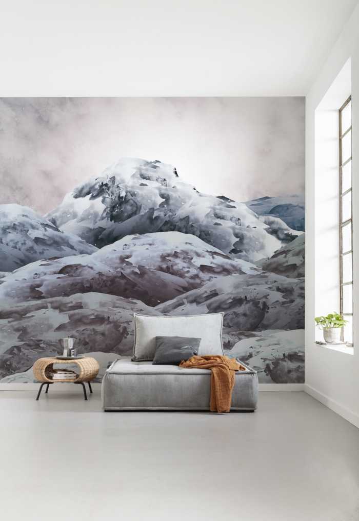 Photo murale intissé impression numérique Shadow Mountain