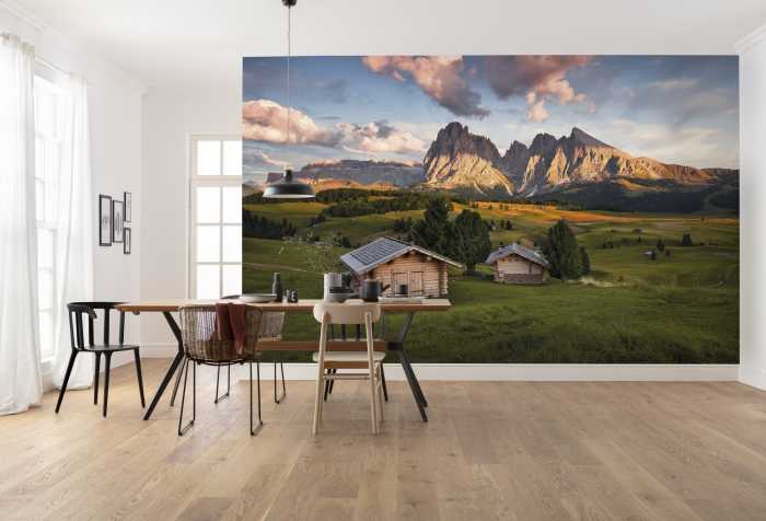 Photo murale intissé impression numérique Dolomitentraum