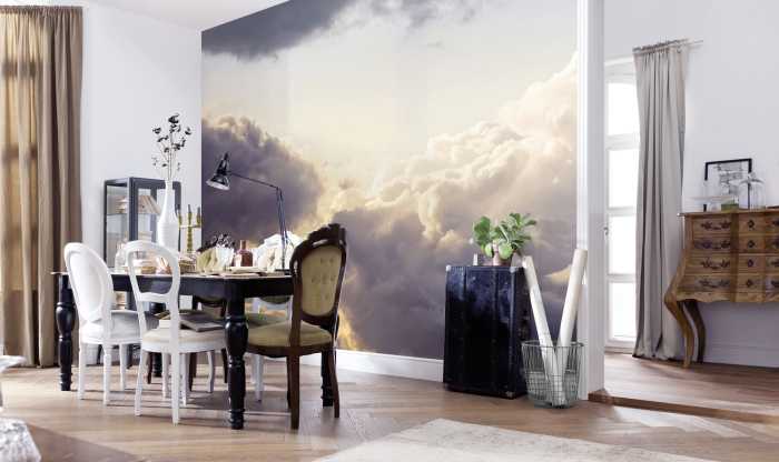 Photo murale intissé impression numérique Cloud Cast