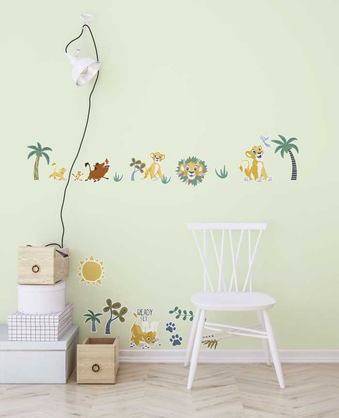 Sticker mural Lion King Palmtrees
