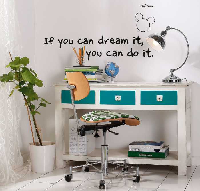 Sticker mural You can do it