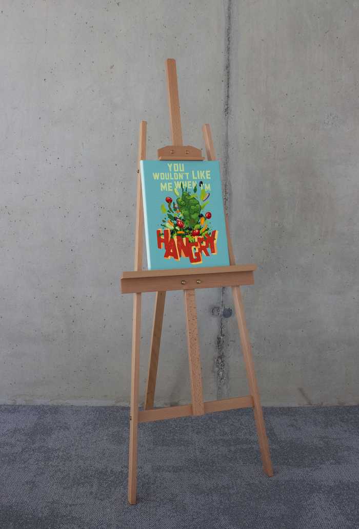 Tableau intissé Marvel Hangry