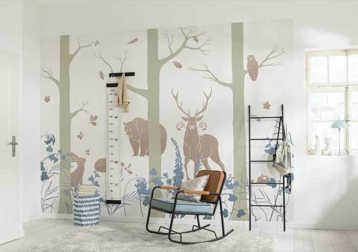 Photo murale intissé impression numérique Forest Animals