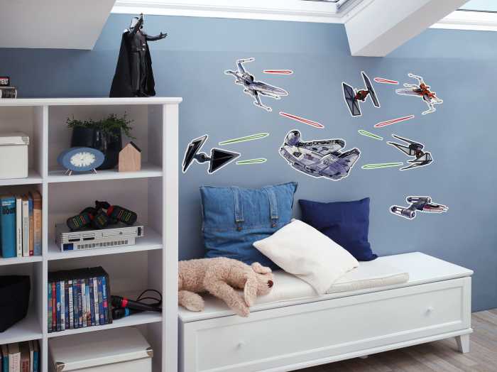 Sticker mural Star Wars Spaceship
