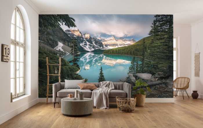 Photo murale intissé impression numérique Magic Moraine Morning