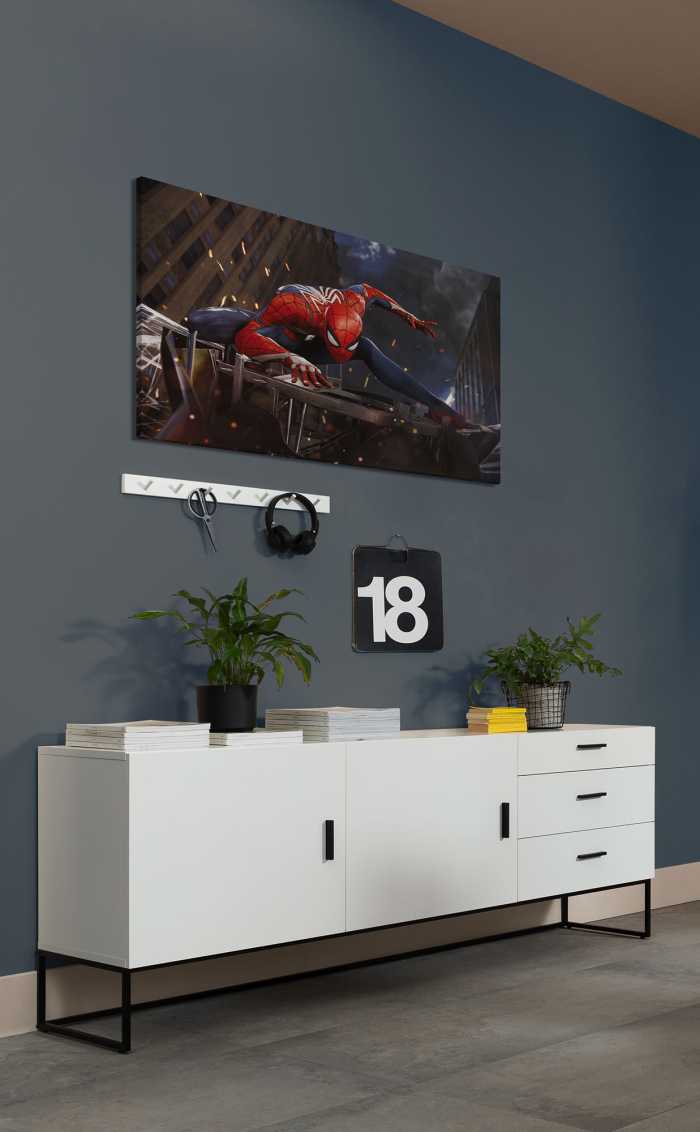 Toile Imprimé Marvel Spider-Man Landing