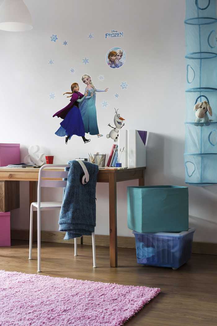 Sticker mural Anna und Elsa