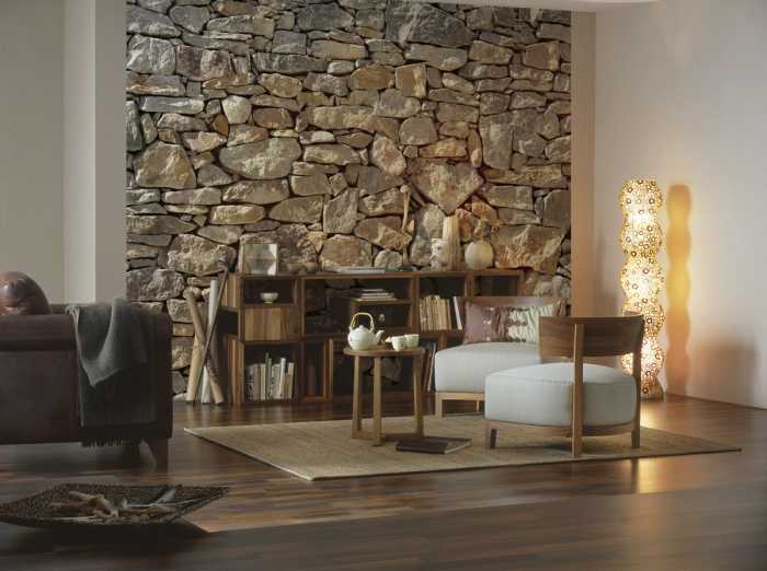 Photo murale Stone Wall