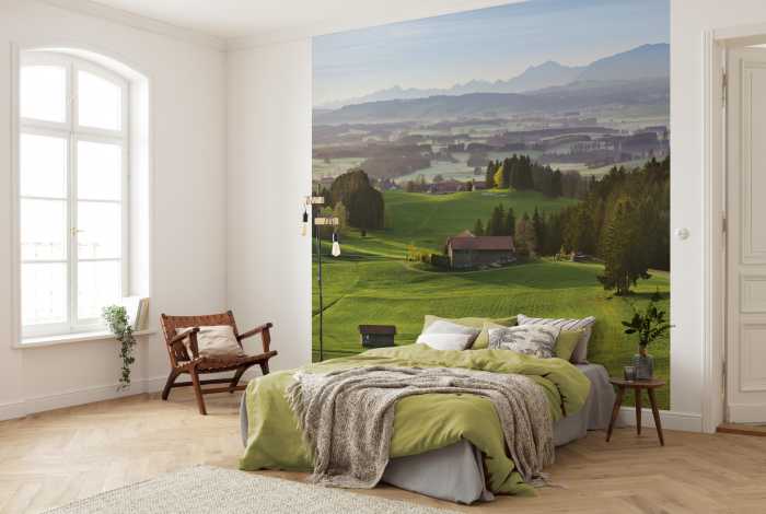 Photo murale intissé impression numérique Paradiesisches Bayern