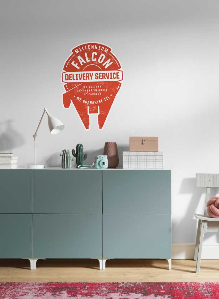 Sticker mural Star Wars Delivery Service