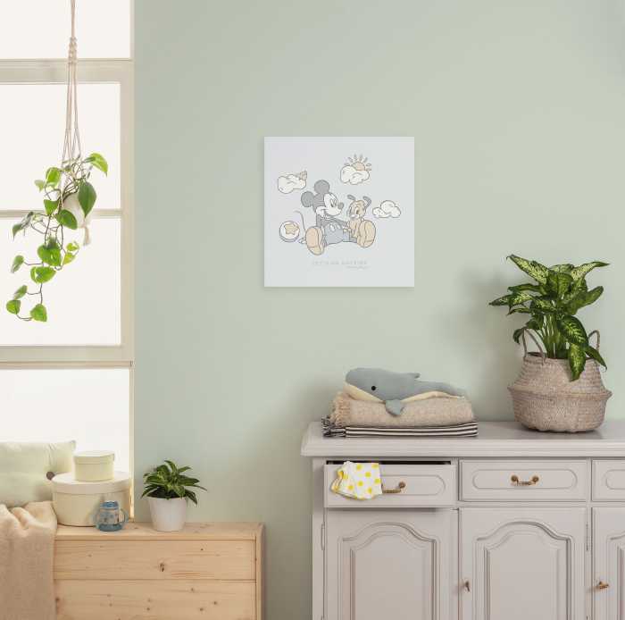 Toile Imprimé Disney Mickey Mouse Let's Go Outside