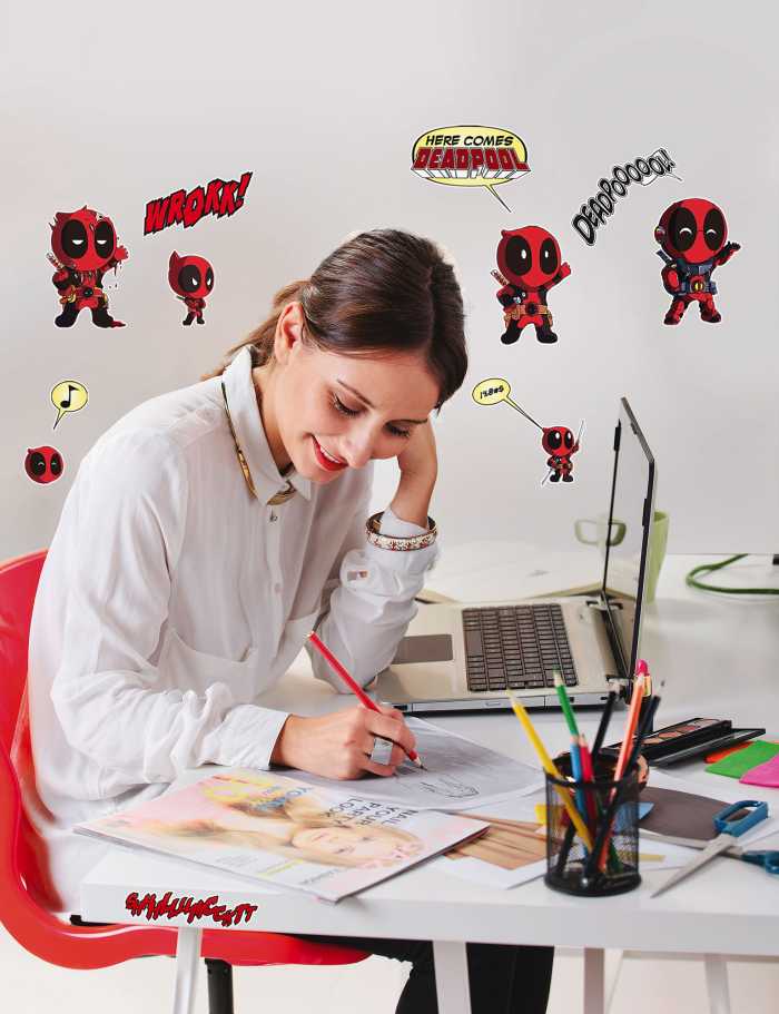 Sticker mural Deadpool Cute