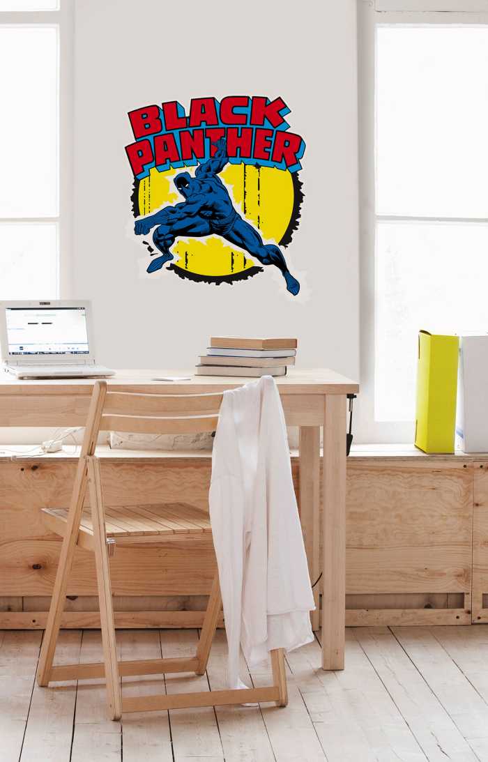 Sticker mural Black Panther Comic Classic