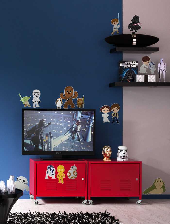 Sticker mural Star Wars Little Heroes